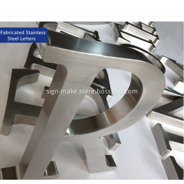 3D Metal Office Door Signs Building Signs Custom